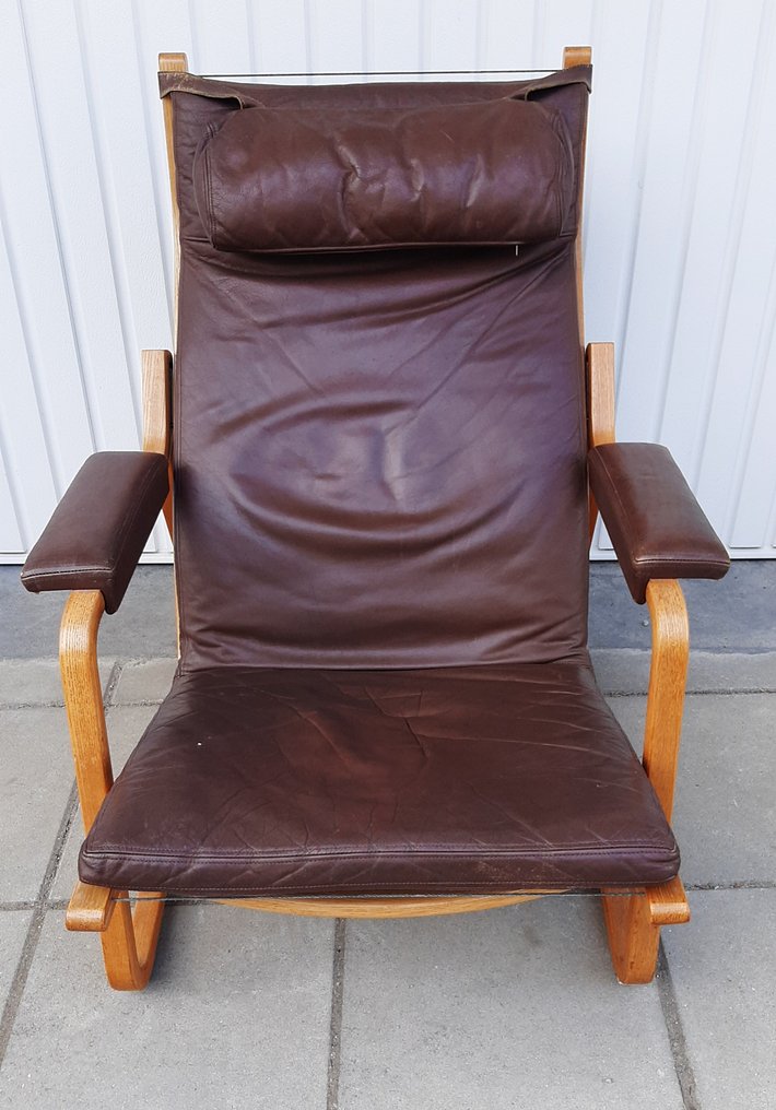 France & Son - Adrian Heath - 休息室椅 - 兩位休閒椅 - 木, 皮革 #2.1