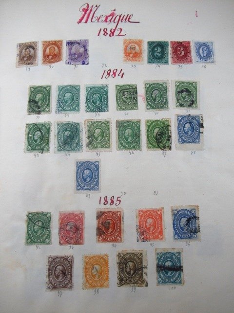Mexico  - Avanceret frimærkesamling #2.1
