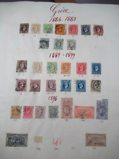 Griechenland 1861/1896 - Erweiterte Briefmarkensammlung #2.1