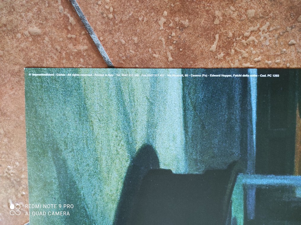 after Hopper - Edward Hopper - Falchi della notte- Impronti Edizione - 1990s #2.1