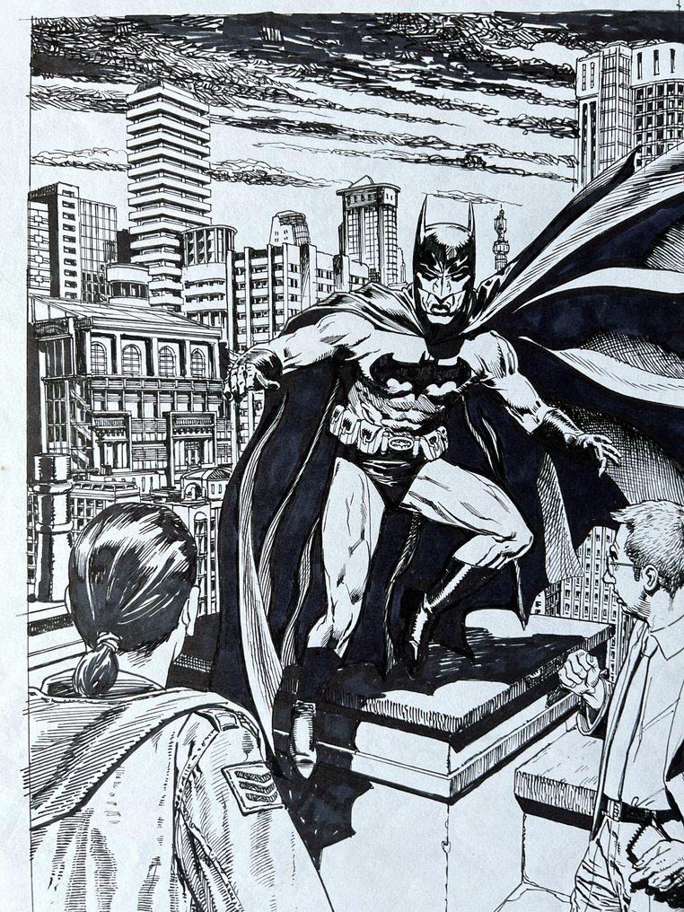 Chris Weston - 1 Original drawing - Batman über Gotham City #2.1