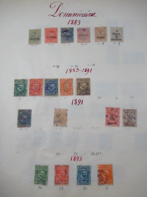 Dominikanske  - Avansert frimerkesamling #2.1