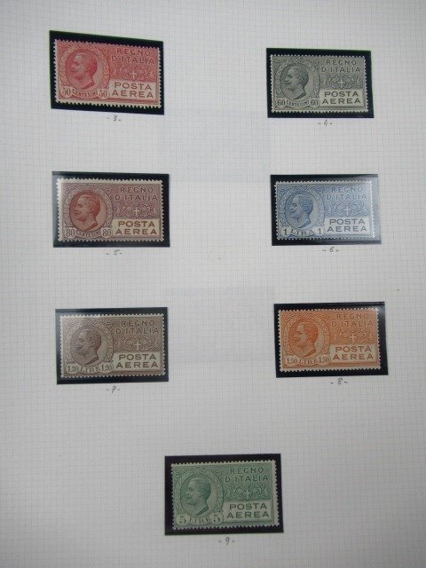 Italien  - Flugpost, nahezu vollständige Briefmarkensammlung #2.2
