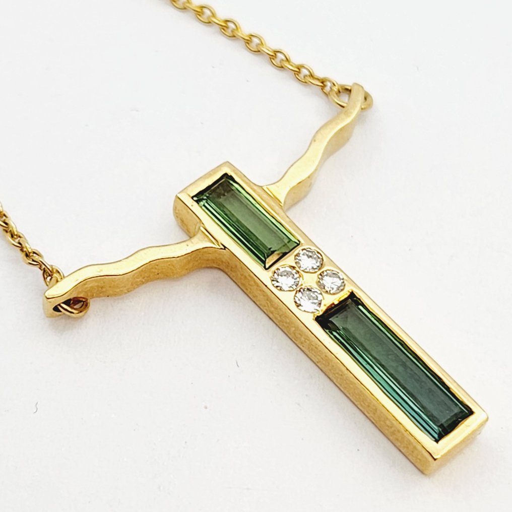 Necklace with pendant Diamond  #1.2