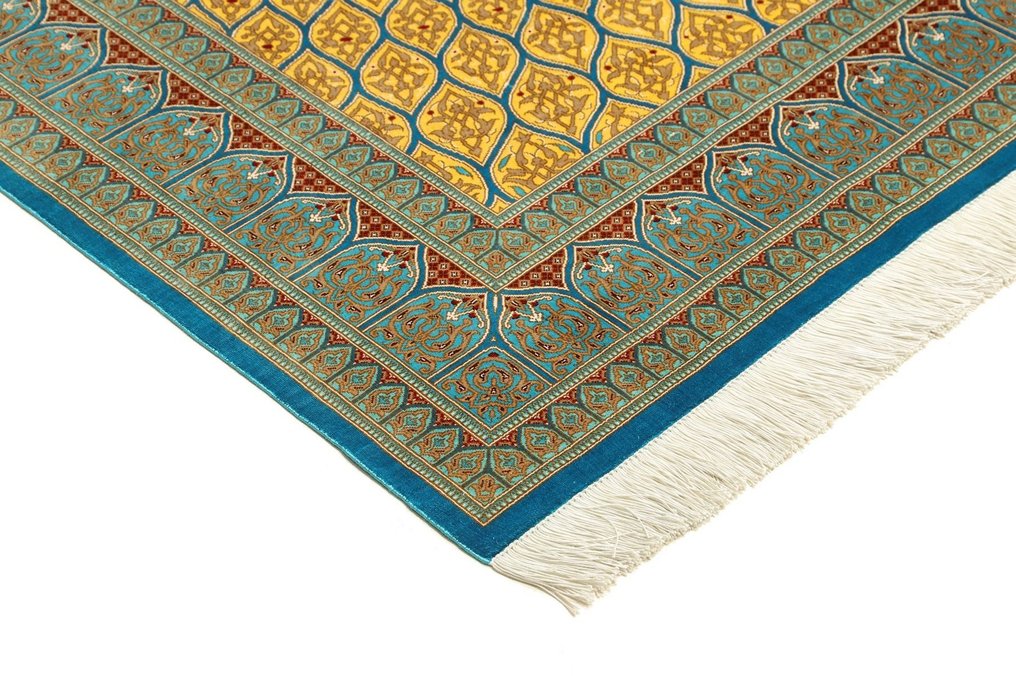 Perser Ghom Reine Seide auf Seide Ghonbad Design - Teppich - 205 cm - 137 cm #3.1