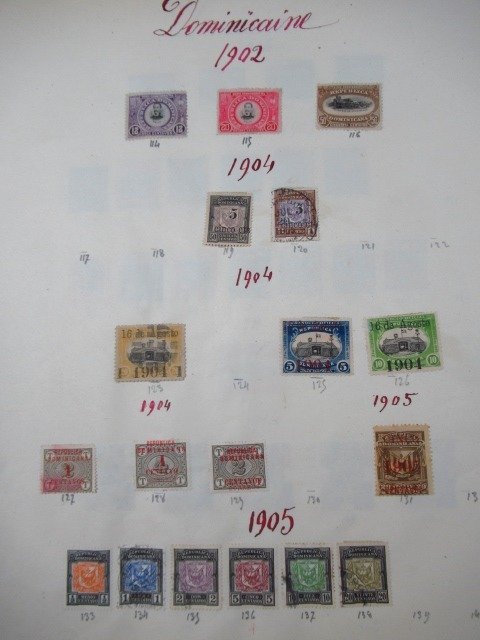 Dominikanske  - Avansert frimerkesamling #3.1