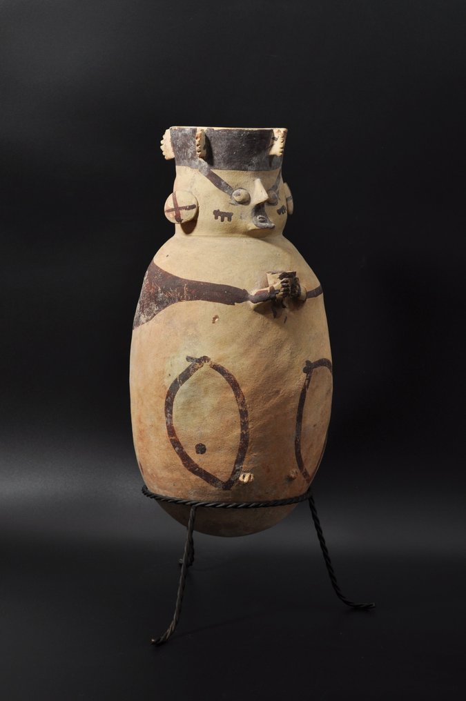 钦凯 陶器 拟人化骨灰罐与TL测试。德国出口许可证。 - 45.6 cm #1.0