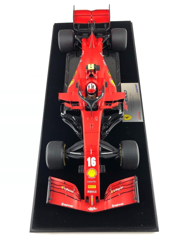 Look Smart 1:18 - Miniatura de carro desportivo - Ferrari SF1000 N.16 2nd Austrian GP 2020 Charles Leclerc - LS18F1029 #3.1