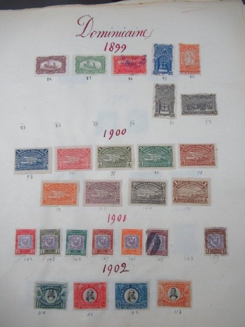 Dominikanske  - Avansert frimerkesamling #2.2