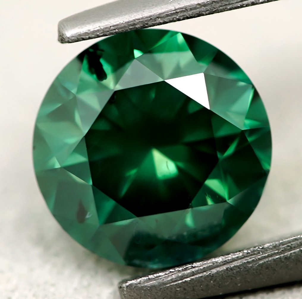 1 pcs Diamant (Farbbehandelt) - 1.18 ct - I1 - Gem Report Antwerp (GRA) #1.0