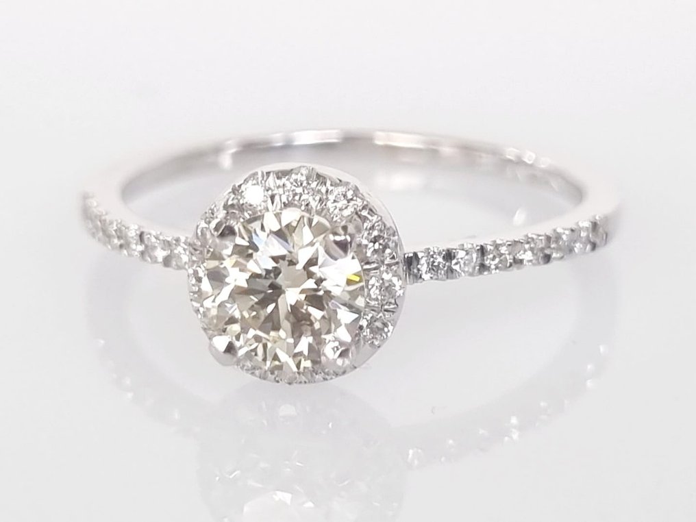 Verlobungsring Weißgold Diamant #1.1