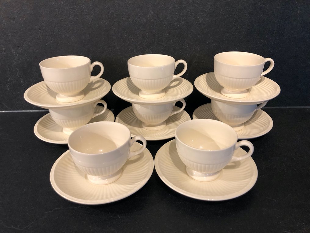 Wedgwood - Kaffeetasse (8) - Edme - Töpferware #1.0