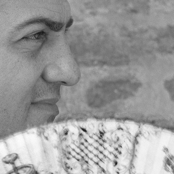 Camerapohoto Epoche/©Vittorio Pavan - Federico Fellini - Venezia, 1954 - 35x35 #1.2