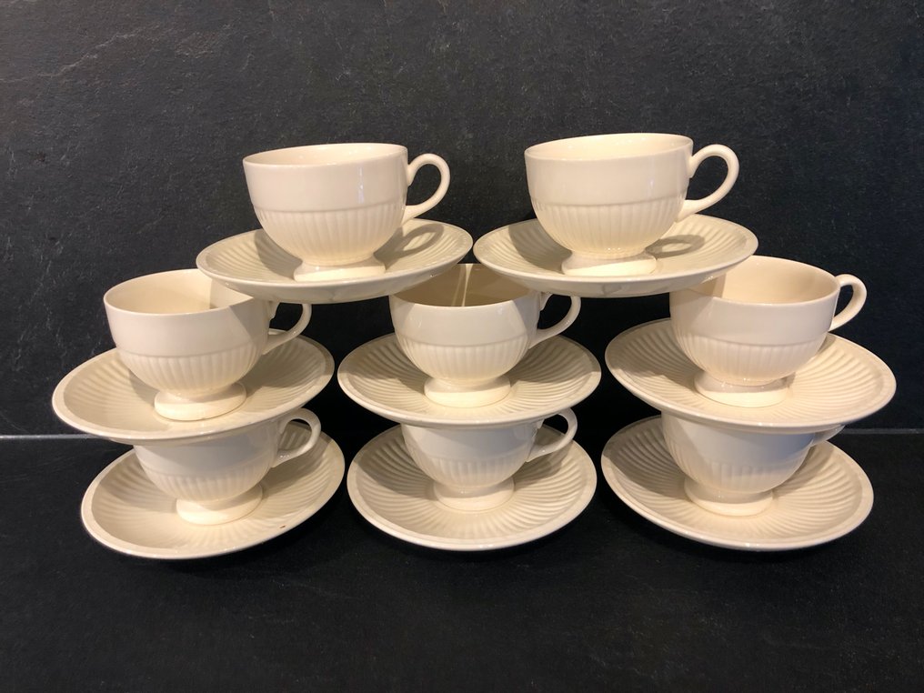 Wedgwood - Kaffeetasse (8) - Edme - Töpferware #2.1