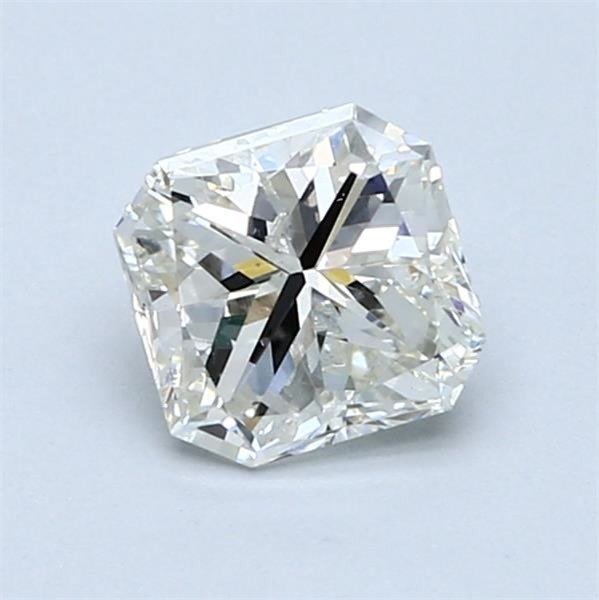 1 pcs Diamante  (Naturale)  - 1.00 ct - Radiante - I - SI2 - Gemological Institute of America (GIA) #1.1