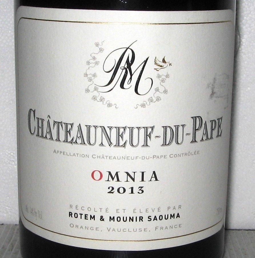2013 Châteauneuf du Pape "Omnia" - Domaine Rotem & Mounir Saouma - Rhône - 2 Bottles (0.75L) #1.0