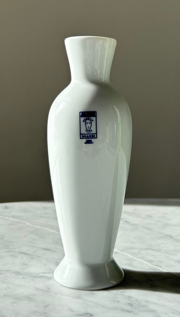 Alessi - Andrea Branzi - Vase -  'Genetiske fortællinger' - nr. 13204 - inklusive rulle  - Porcelæn #2.1