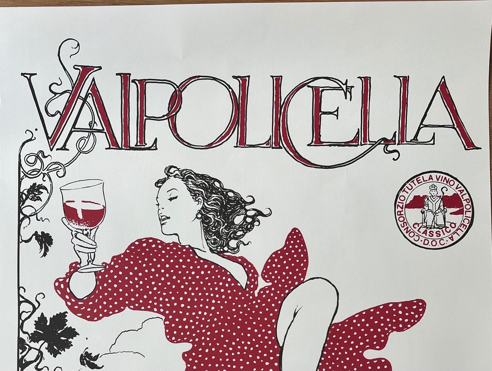 Milo Manara - Poster Pubblicitario- Valpolicella di Milo Manara #1.0