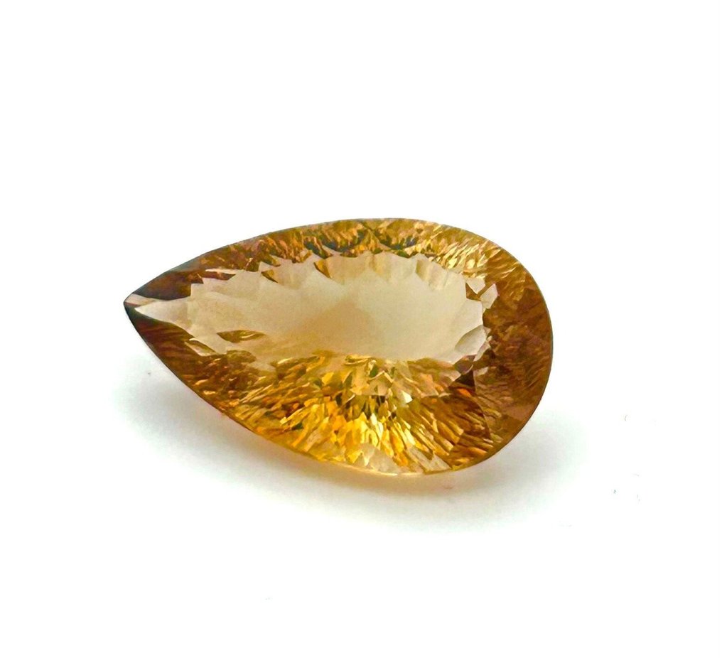 棕色, 橙色, 黄色 黄宝石  - 21.51 ct - 国际宝石研究院（IGI） #1.1
