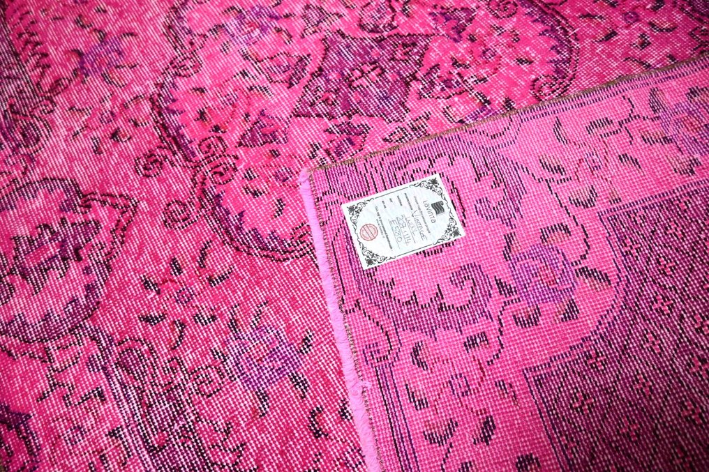 Pink vintage √ Certifikat √ Rengør som ny - Tæppe - 207 cm - 114 cm #3.2