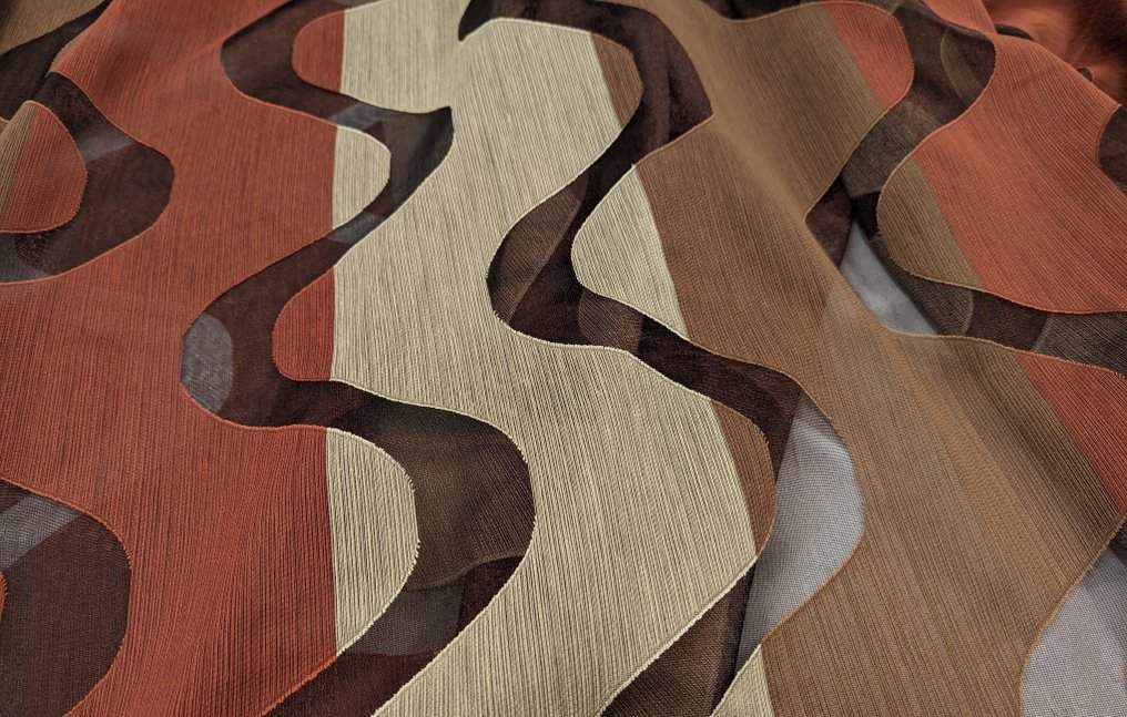 	 Bellissimo tendaggio lavorazione Devorè - 620 x 300 cm Saroglia & Taverna - Textil  - 625 cm - 300 cm #2.1