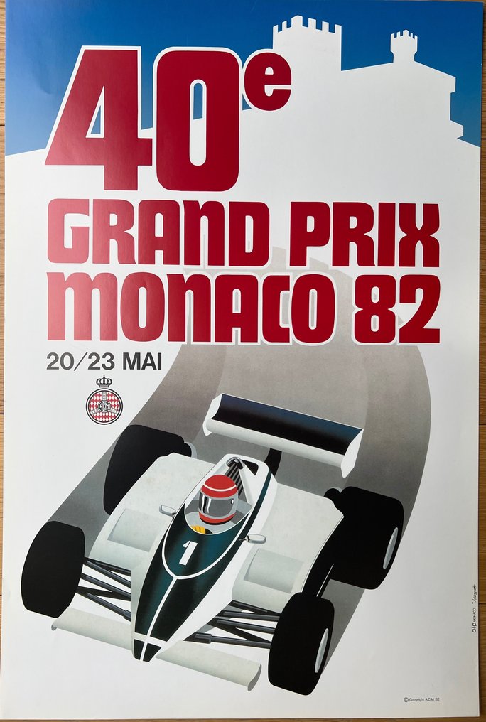 Anonymous - Poster pubblicitario- GP Monaco 1982 #1.1