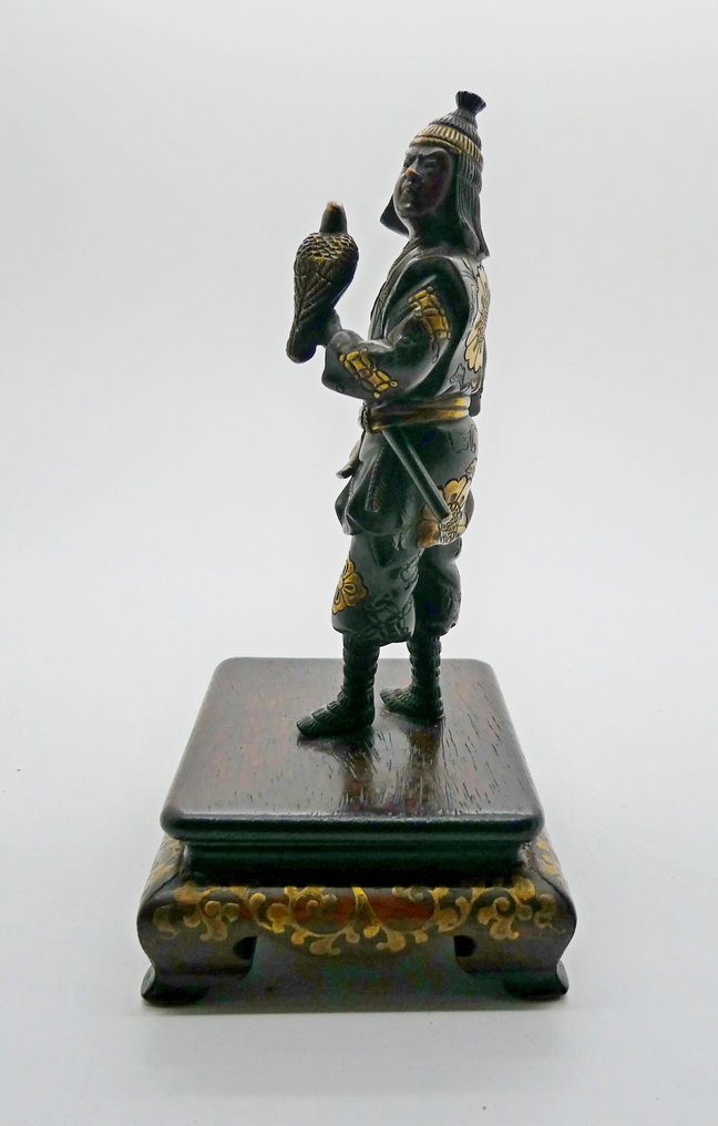 Bronze - Inscribed 'Miyao' 宮尾 - Falkner - Meiji Periode (1868-1912)  (Ohne Mindestpreis) #1.2