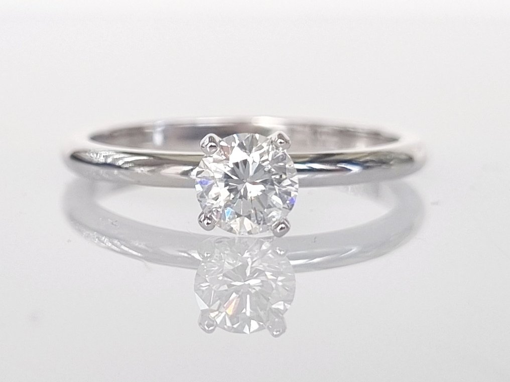 订婚戒指 白金 钻石 #1.1