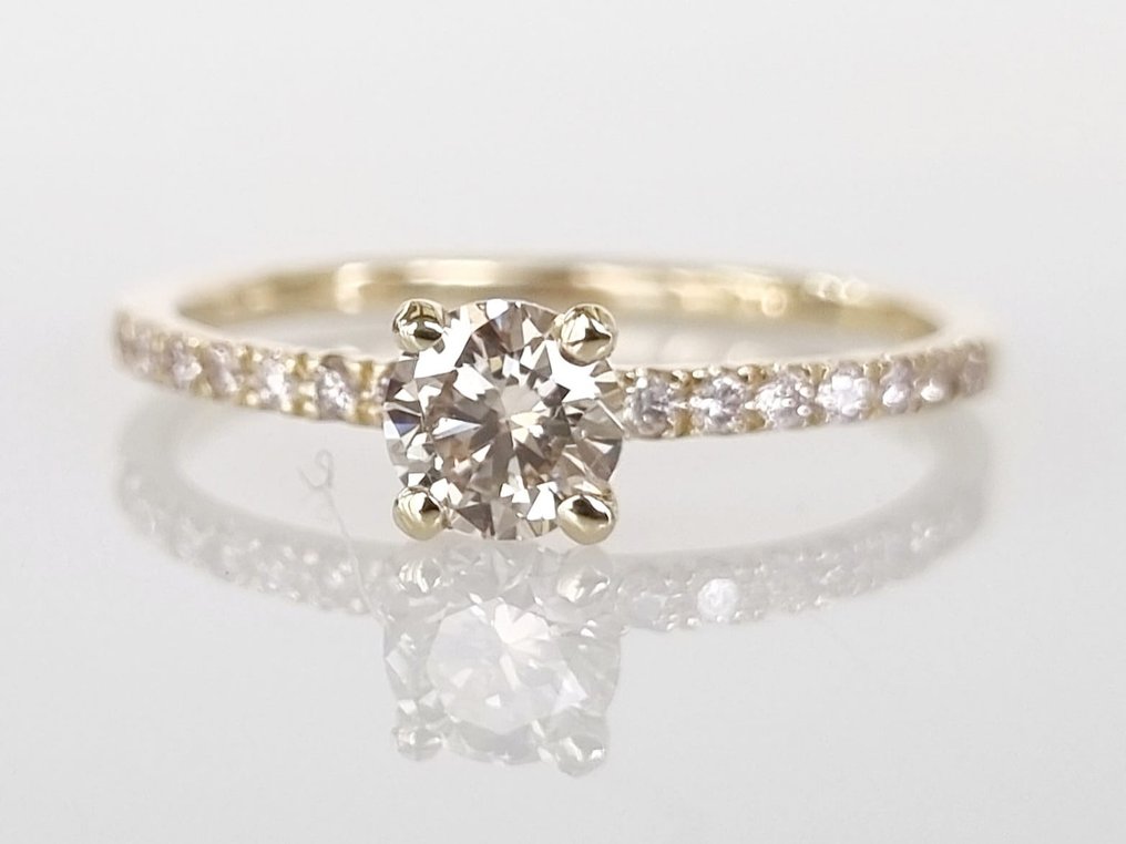 订婚戒指 钻石  (天然) #1.1