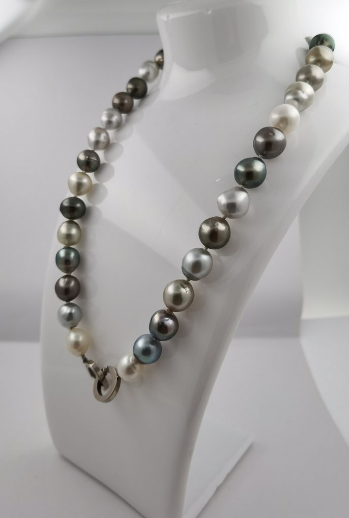 Collier de perles - 18 carats Or blanc #2.1