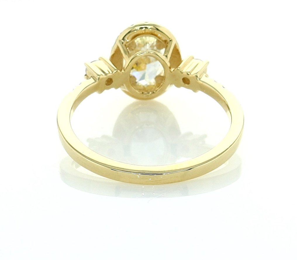 Anel Ouro amarelo Diamante - Diamante  #3.2