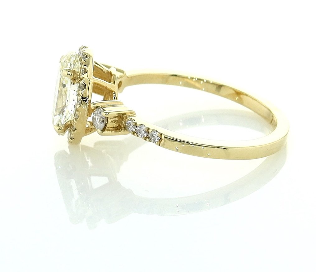 Ring Geel goud Diamant - Diamant  #3.1