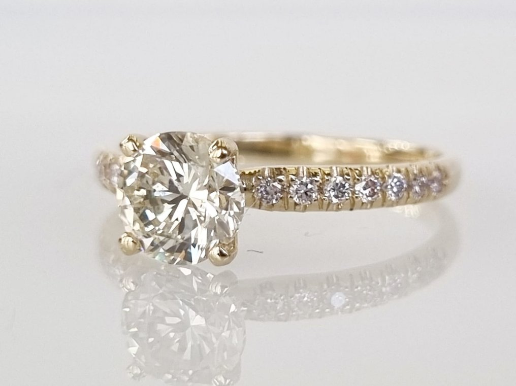 Anel de noivado -  1.14 tw. Diamante #2.1
