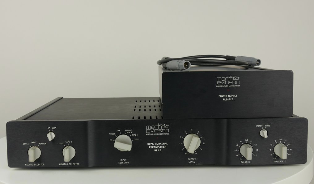 Mark Levinson - 26 + PlS-226 High End Power Supply - obiect de colecție cu cutie originală - Dual Monaural Preamplificator #2.1