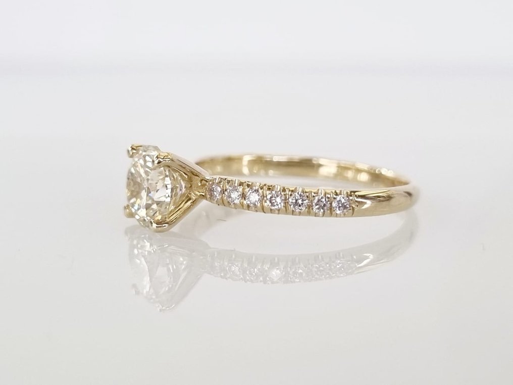 Jegygyűrű -  1.14 tw. Gyémánt #2.2