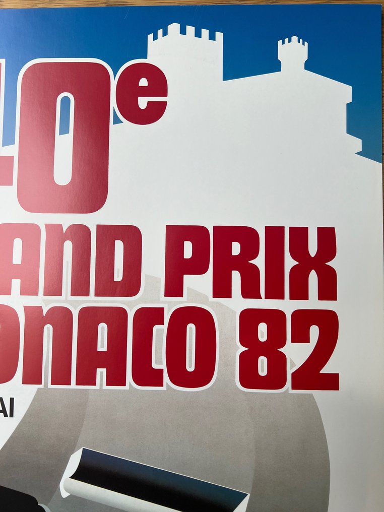 Anonymous - Poster pubblicitario- GP Monaco 1982 #2.1