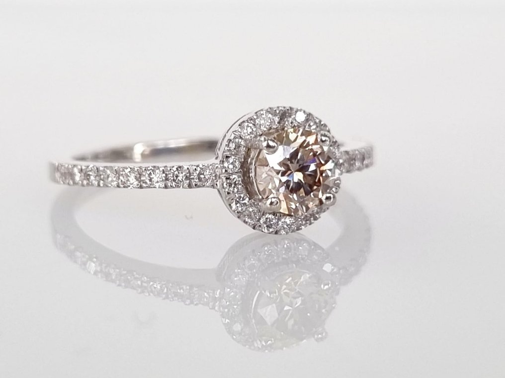 Engagement ring White gold Diamond  #3.1