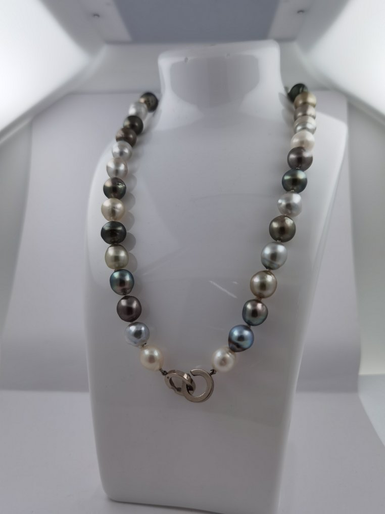 Collier de perles - 18 carats Or blanc #1.2