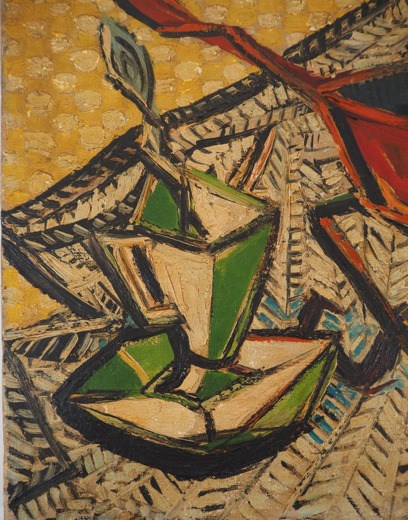 Ecole cubiste (XX) - Tasse à café et réchaud #3.2