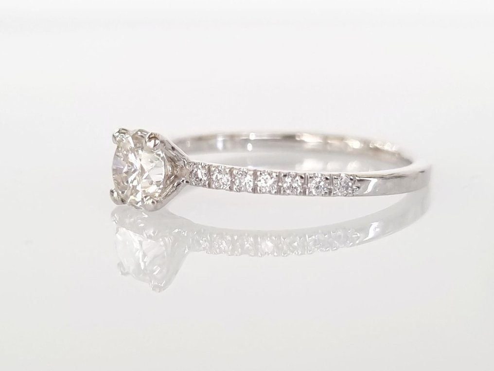 Anello di fidanzamento Oro bianco Diamante #3.2
