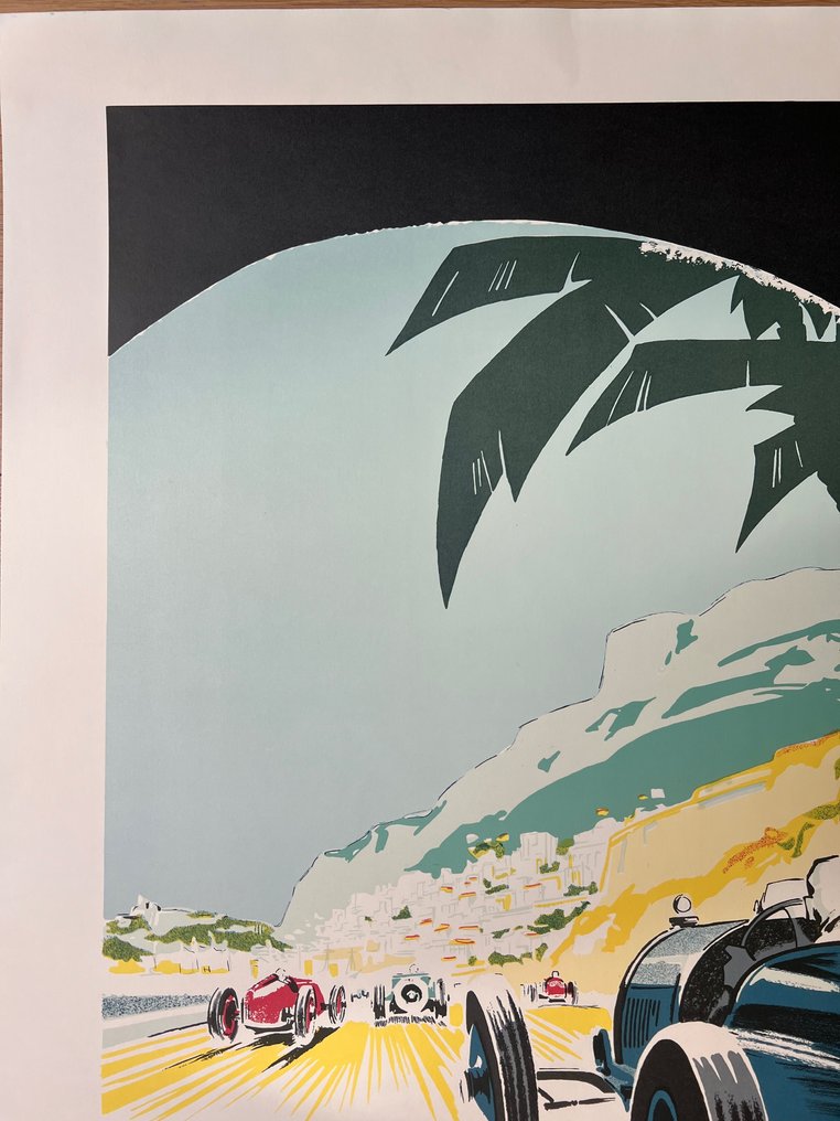 Anonymous - Poster pubblicitario- GP Monaco 1933- (After) - Lata 80. #1.0