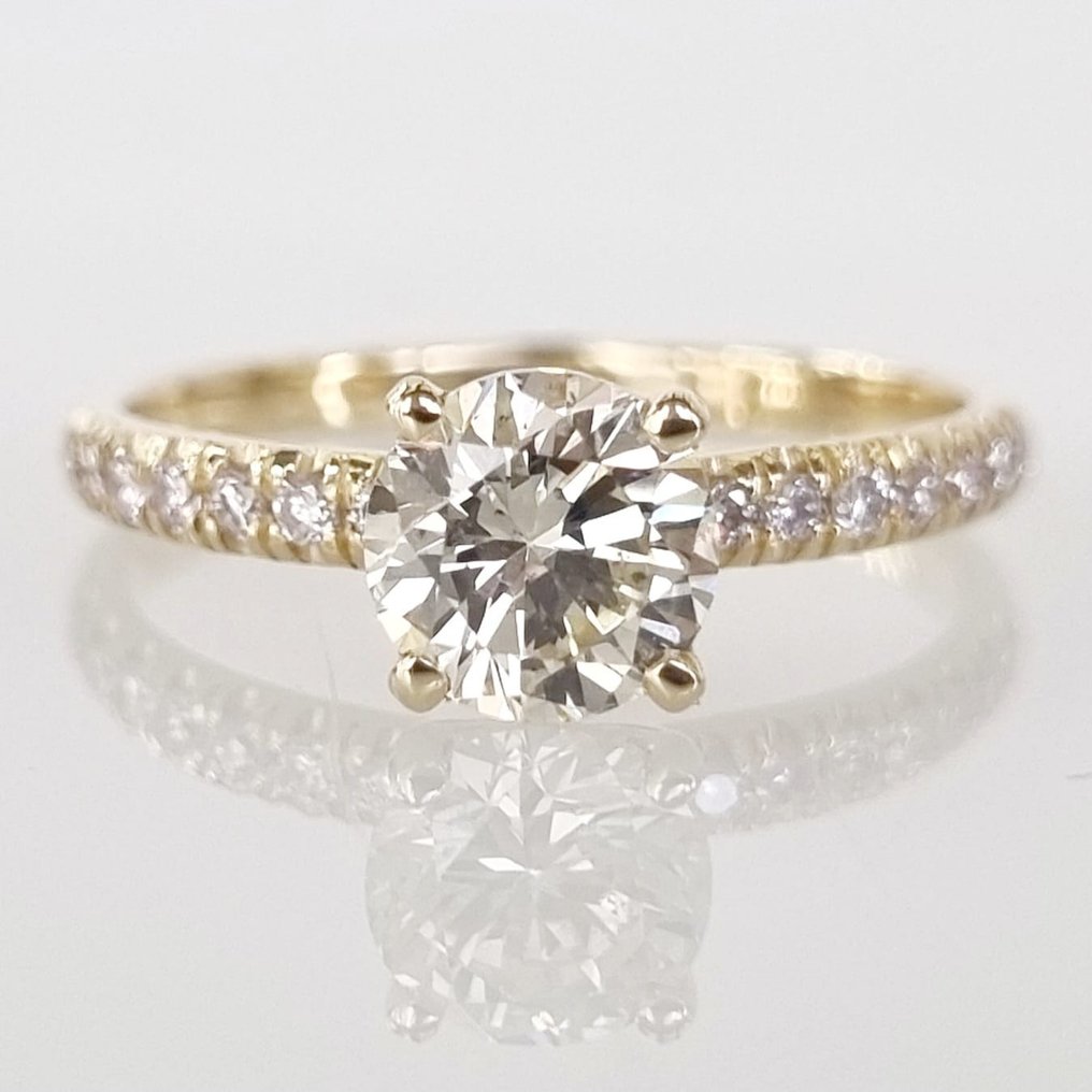 订婚戒指 -  1.14 tw. 钻石 #1.1