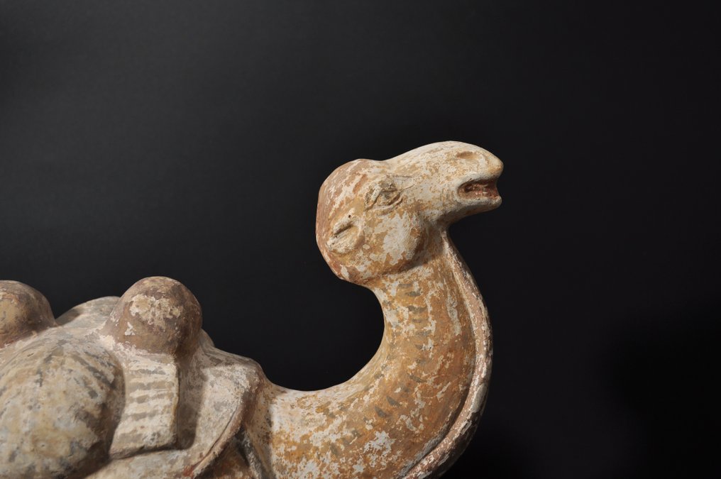 Altchinesisch Terracotta Kamel mit TL-Test - 39.5 cm #3.2