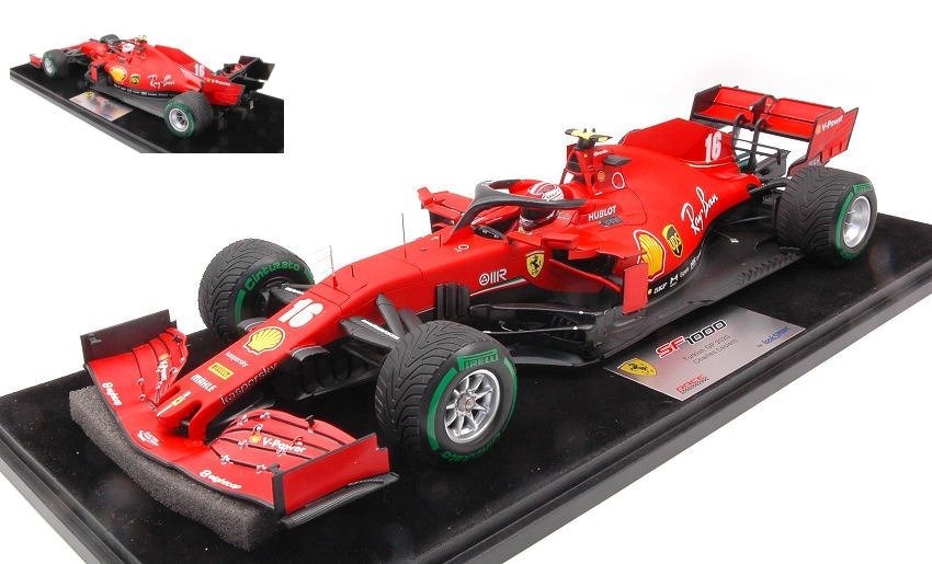 Look Smart 1:18 - Coche deportivo a escala - Ferrari SF1000 N.16 Turkish GP 2020 Charles Leclerc - LS18F1034 #1.1