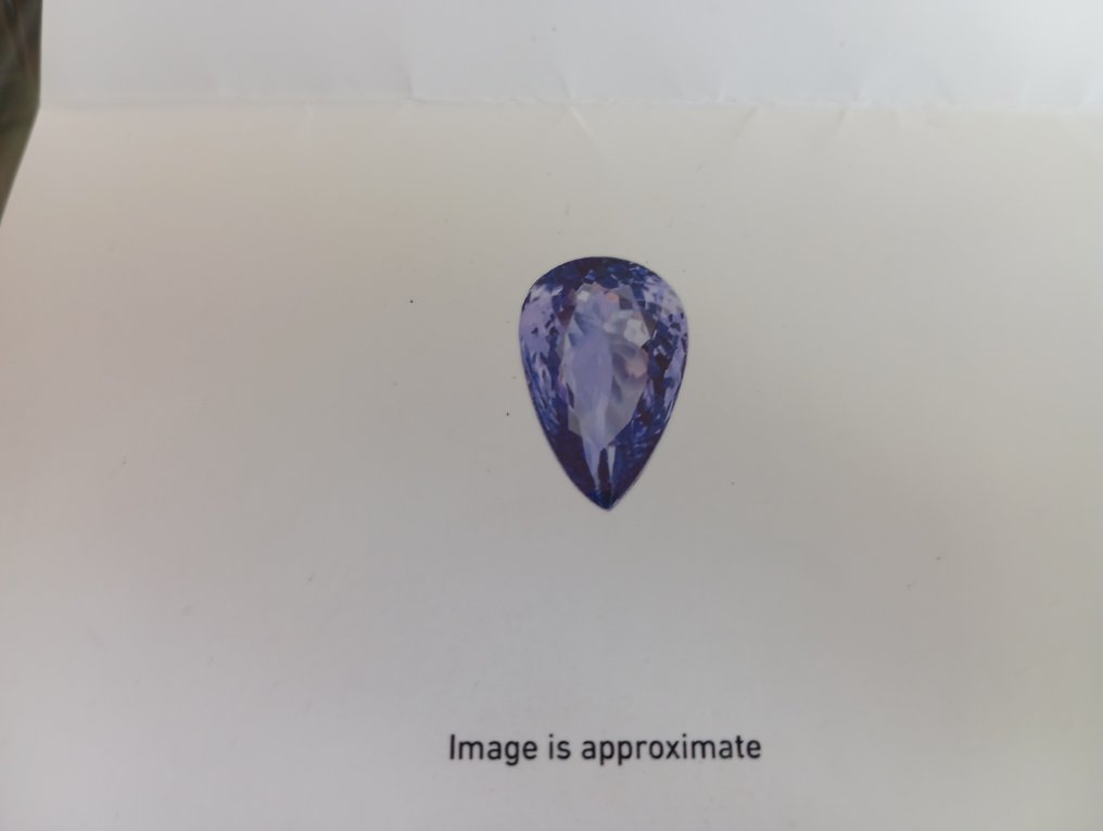 1 pcs  Blå, Fiolett Tanzanitt  - 11.86 ct - Gemologisk institutt i Amerika (GIA) - Fiolett blå tanzanitt #3.3