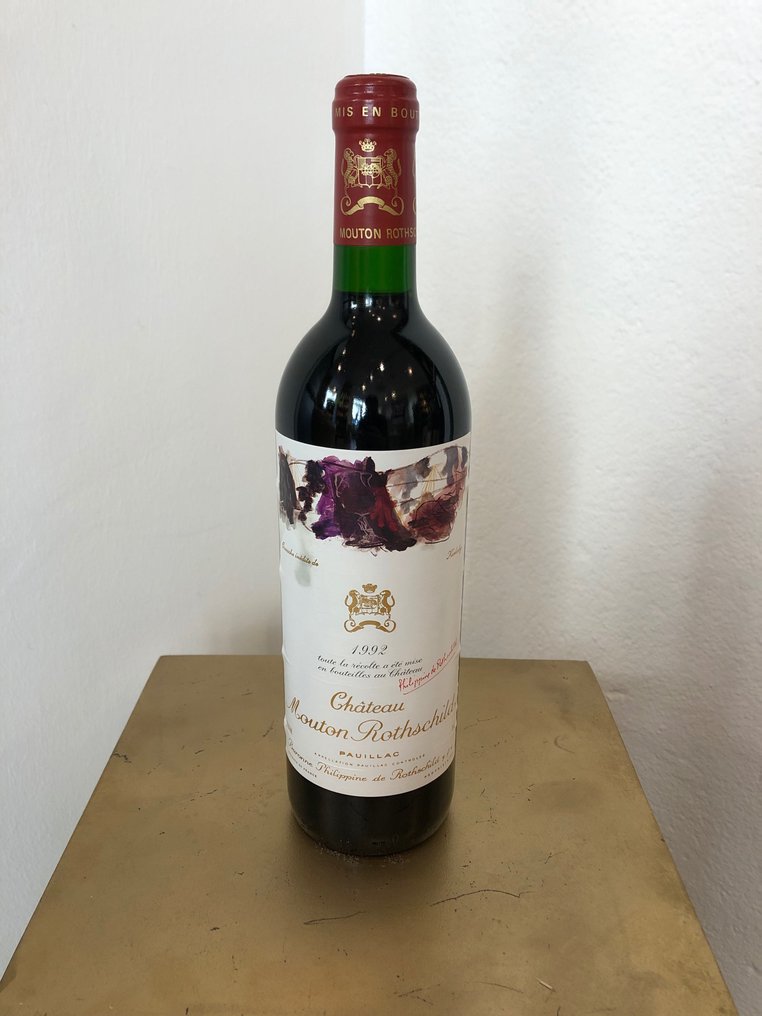1992 Chateau Mouton Rothschild - Pauillac 1er Grand Cru Classé - 1 Flaske (0,75Â l) #1.1