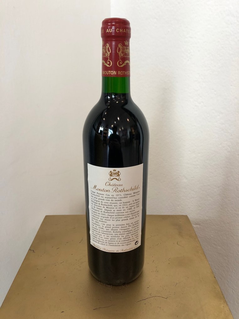 1992 Chateau Mouton Rothschild - Pauillac 1er Grand Cru Classé - 1 Flaske (0,75Â l) #1.2