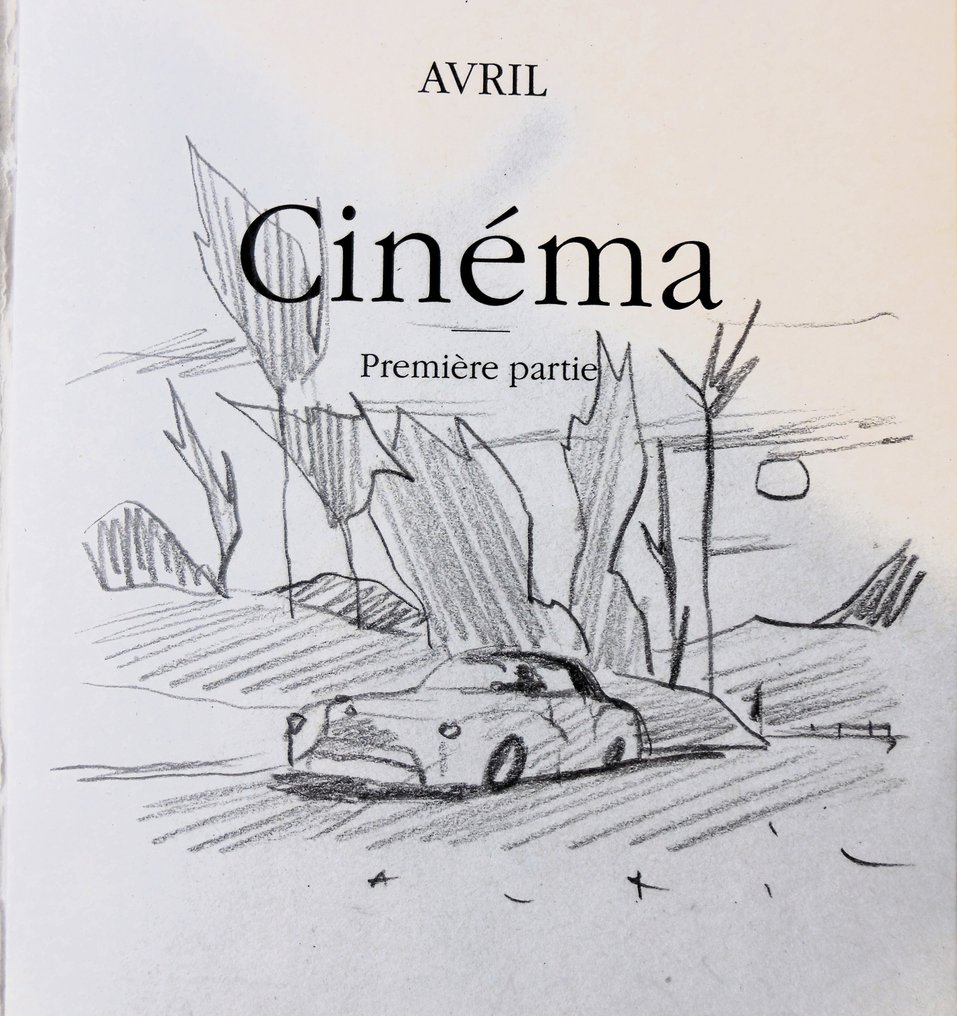 François Avril - Cinéma 1 + dédicace - B - 1 Album - Begrænset udgave - 2007 #1.0