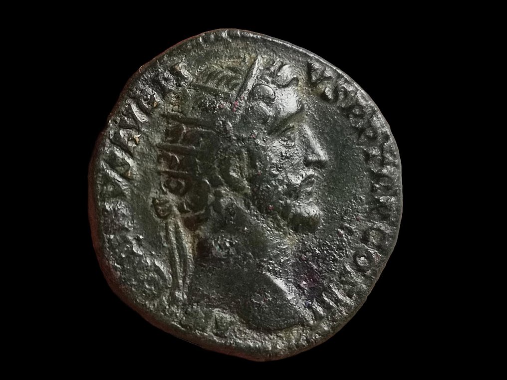 Rooman imperiumi. Antoninus Pius (138-161 aaj.). Dupondius Rome - Salus #3.1