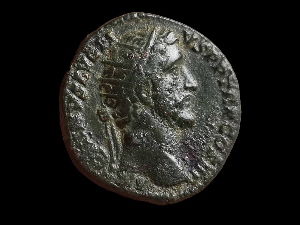 Rooman imperiumi. Antoninus Pius (138-161 aaj.). Dupondius Rome - Salus #1.1